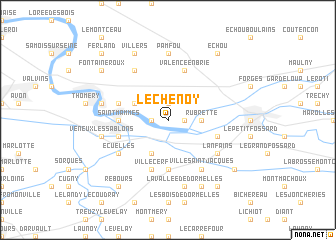 map of Le Chenoy