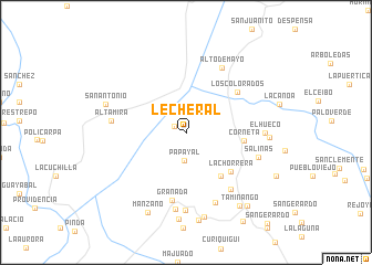 map of Lecheral