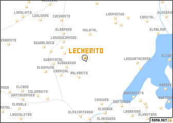 map of Lecherito