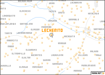 map of Lecherito