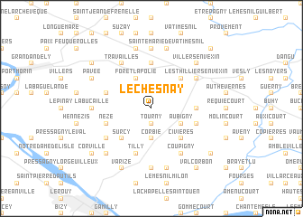 map of Le Chesnay