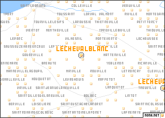 map of Le Cheval Blanc