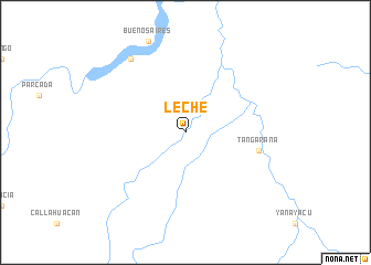 map of Leche