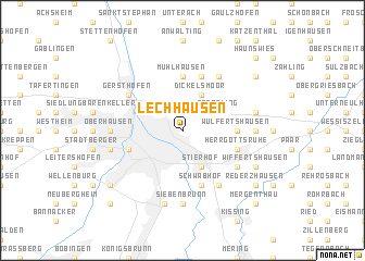 map of Lechhausen