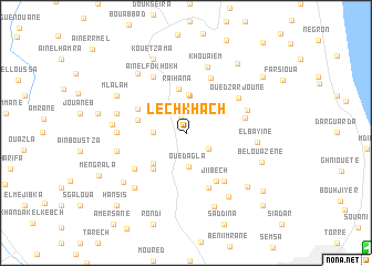 map of Lechkhach