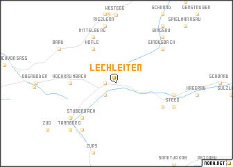 map of Lechleiten