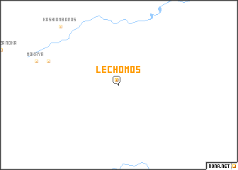 map of Lechomos