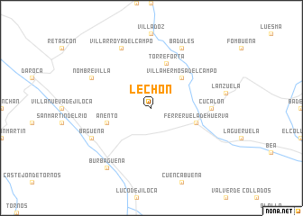 map of Lechón