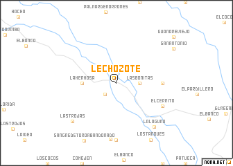 map of Lechozote