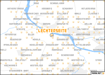 map of Lechterseite