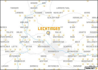 map of Lechtingen