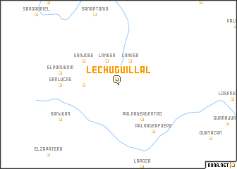 map of Lechuguillal