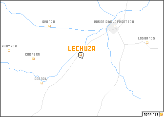 map of Lechuza