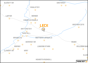 map of Leck