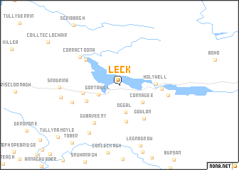 map of Leck