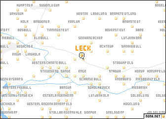 map of Leck