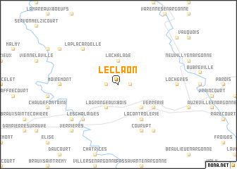 map of Le Claon