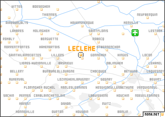 map of LʼEclème