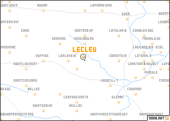 map of Le Cleu