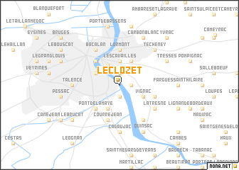 map of Le Clozet