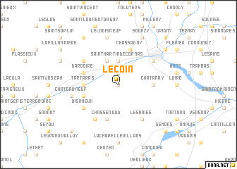 map of Le Coin