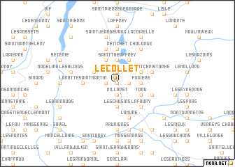 map of Le Collet