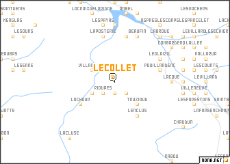 map of Le Collet