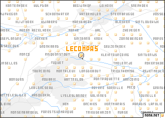 map of Le Compas