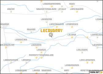 map of Le Coudray