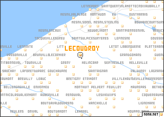 map of Le Coudroy