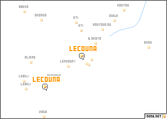 map of Lecouna