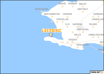 map of Le Croisic