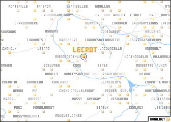 map of Le Crot