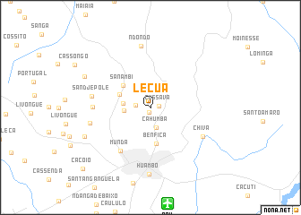 map of Lécua