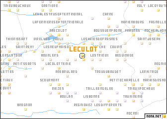 map of Le Culot