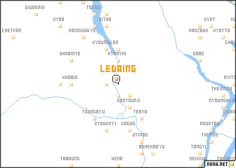 map of Ledaing