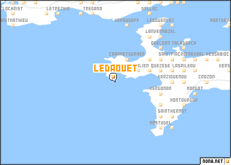 map of Le Daouet