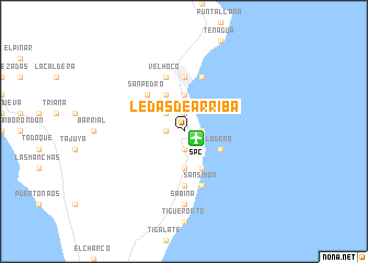 map of Ledas de Arriba