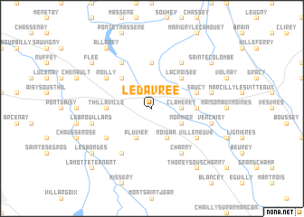 map of Lédavrée