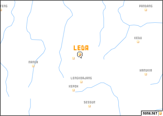 map of Leda