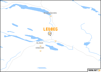 map of Ledbeg