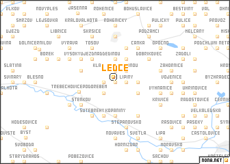 map of Ledce