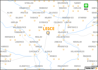 map of Ledce