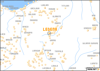 map of Ledena