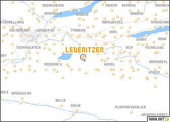 map of Ledenitzen