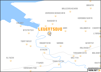 map of Ledentsovo