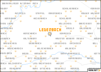 map of Lederbach