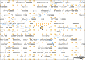 map of Lederdorn