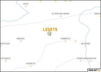 map of Ledets