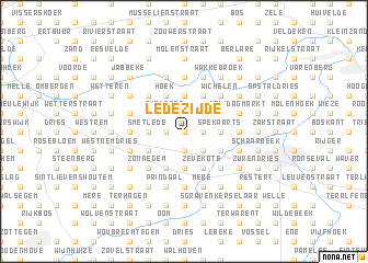 map of Ledezijde